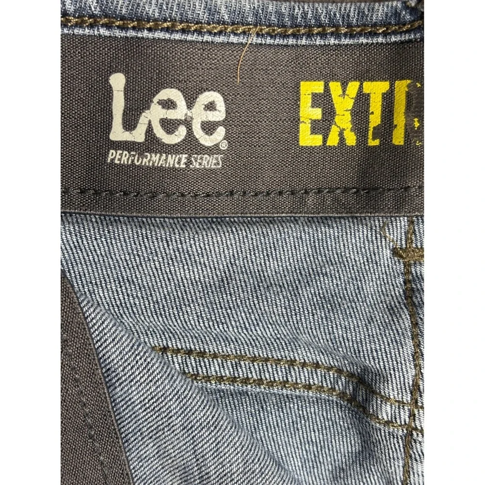 Lee‎ Extreme Motion Mens Jeans Tapered Leg Dark Wash Denim Size 32x30